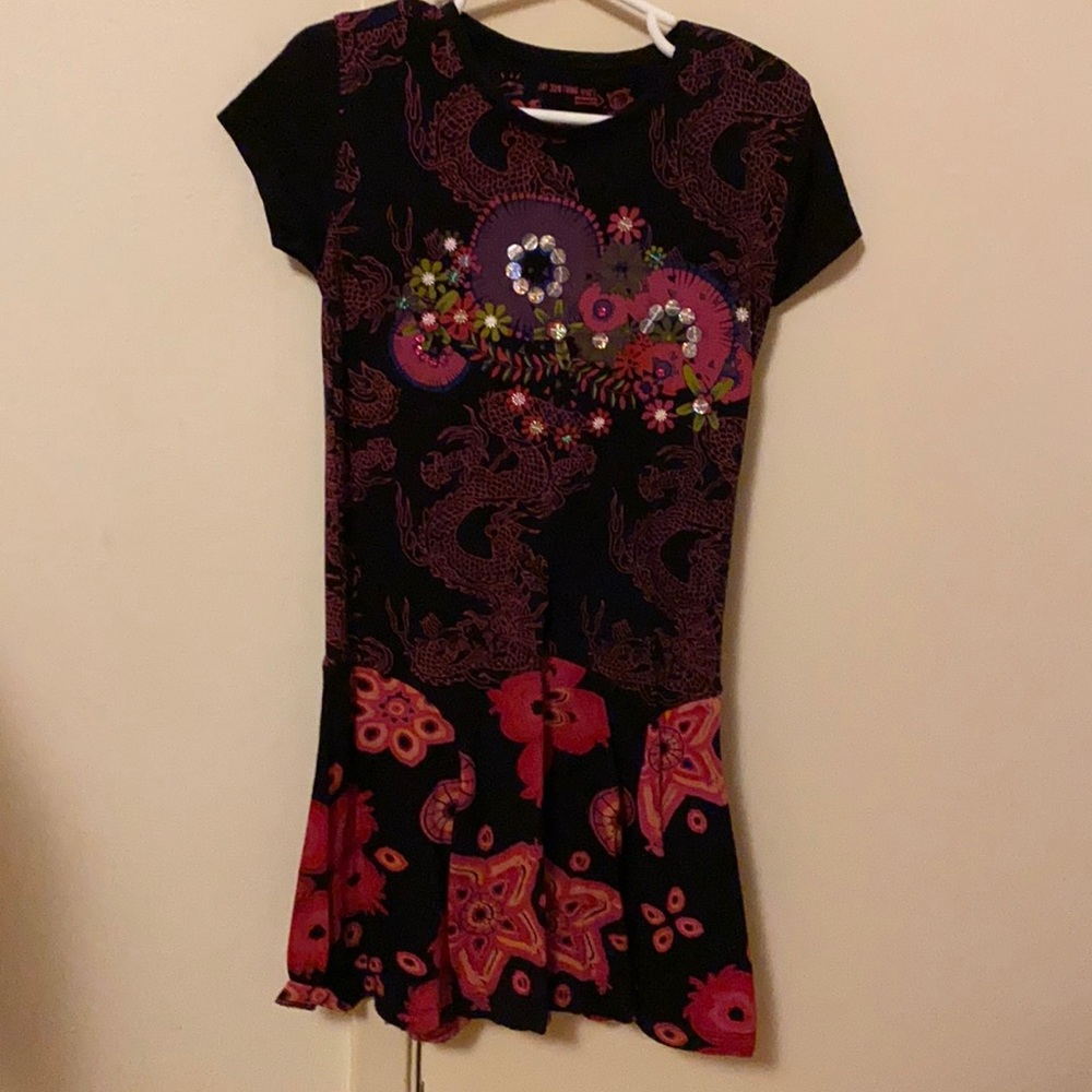 Lovely very fun with unique detail Desigual dress